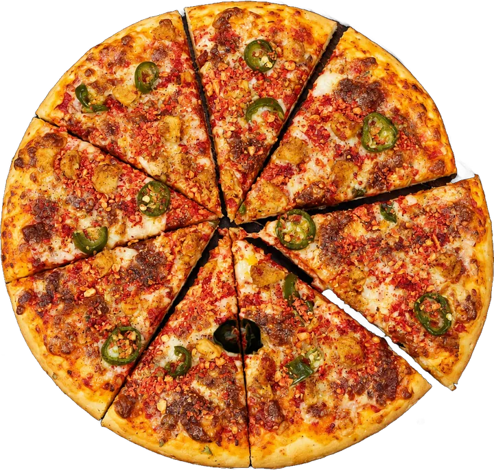 Cheetos pizza from Cheese O'Clock